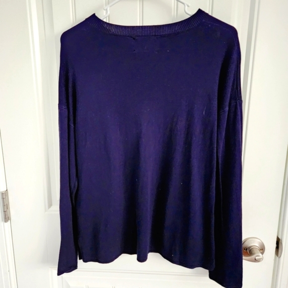 NWT Zara Size S Dark Blue Sweater - Picture 3 of 3